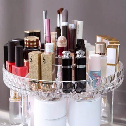 Kép valamiből Forgatható állvány kozmetikumokhoz