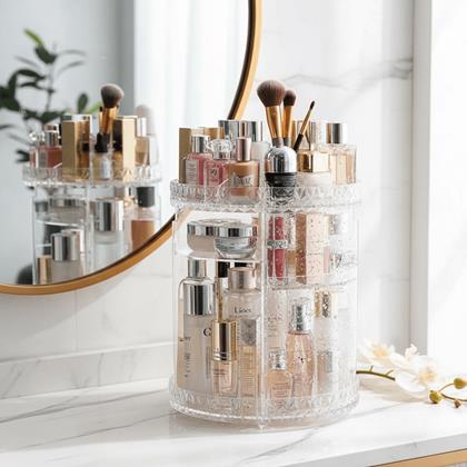 Kép valamiből Forgatható állvány kozmetikumokhoz