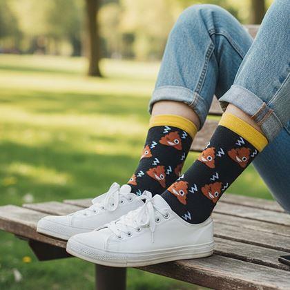 Kép valamiből Kakis zokni