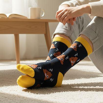 Kép valamiből Kakis zokni