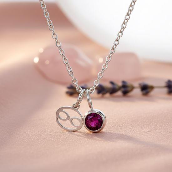 Kép valamiből Zodiákus jegyes medálos nyaklánc - Rák