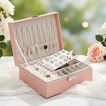 Kép valamiből Maxi ékszerdoboz  -  rózsaszín