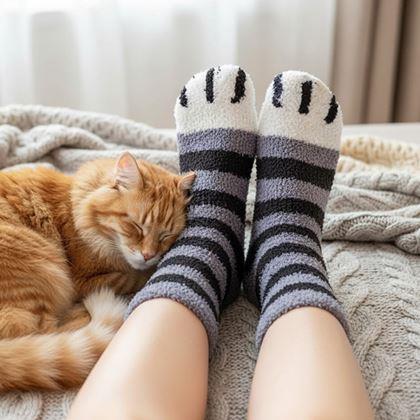 Kép valamiből Mancsos zokni 