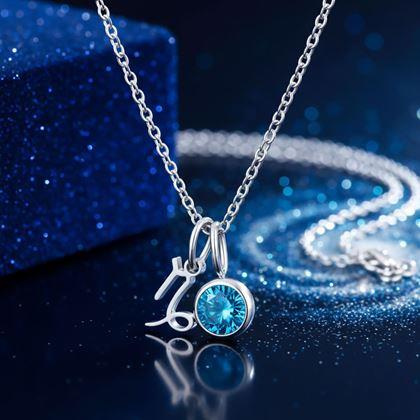 Kép valamiből Zodiákus jegyes medálos nyaklánc - Bak