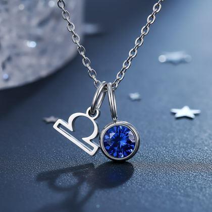 Kép valamiből Zodiákus jegyes medálos nyaklánc - Mérleg