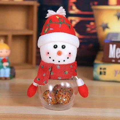 Kép valamiből Karácsonyi édességtartó doboz -  hóember