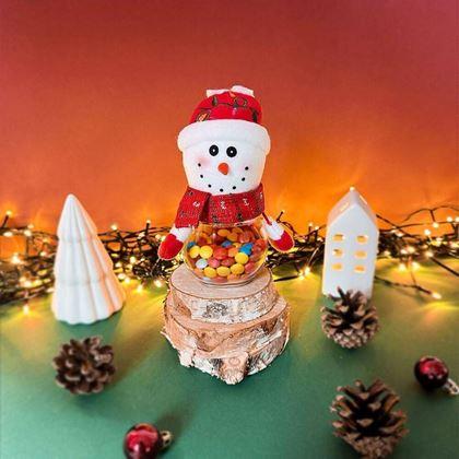 Kép valamiből Karácsonyi édességtartó doboz -  hóember