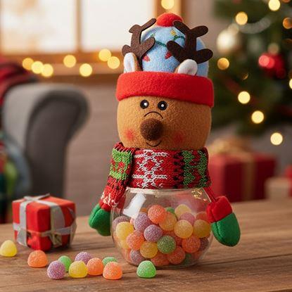 Kép Karácsonyi édességtartó doboz