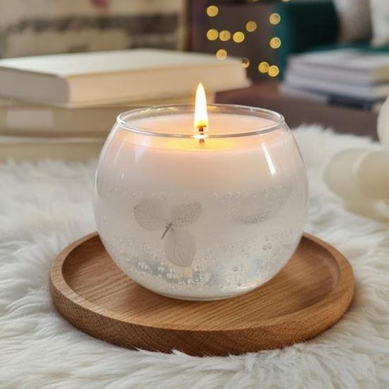 Kép valamiből  Zselés gyertya  - világoskék