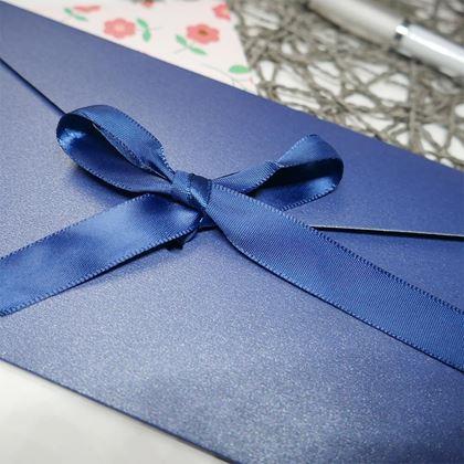 Kép valamiből Ajándék boríték szalaggal -  kék