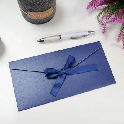 Kép valamiből Ajándék boríték szalaggal -  kék