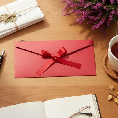 Kép Ajándék boríték szalaggal