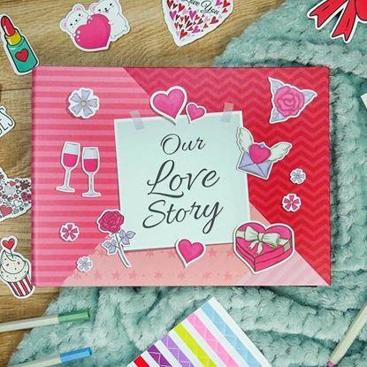 Kép Élmény napló/fotóalbum pároknak + kreatív matrica szett