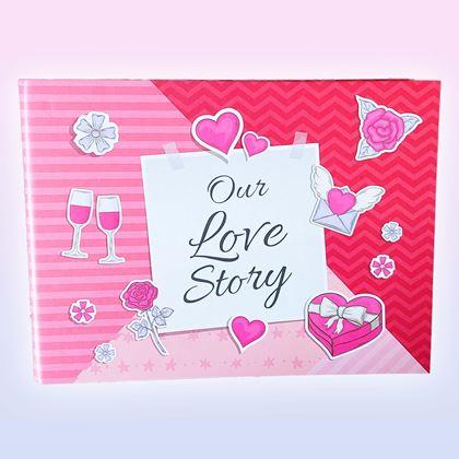 Kép valamiből Élmény napló/fotóalbum pároknak + kreatív matrica szett