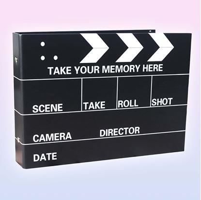 Kép Élmény napló/fotóalbum filmcsapó + kreatív matrica szett