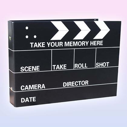 Kép valamiből Élmény napló/fotóalbum filmcsapó + kreatív matrica szett