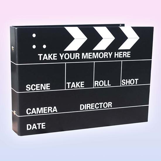 Kép valamiből Élmény napló/fotóalbum filmcsapó + kreatív matrica szett