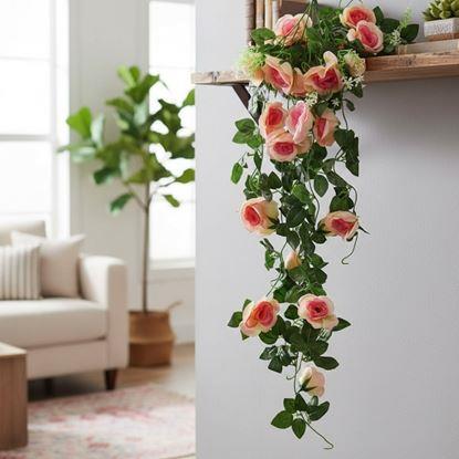 Kép Műnövény csüngő virág 90 cm