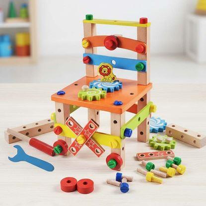 Kép Fából készült oktatószék