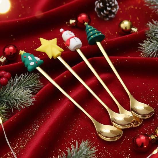 Kép valamiből Karácsonyi kanálkészlet ajándékdobozban, 4 db