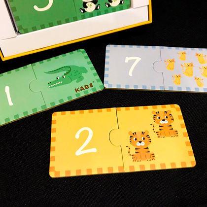 Kép valamiből Oktató puzzle – számolás, 20 darab