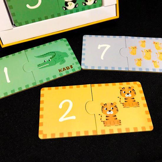 Kép valamiből Oktató puzzle – számolás, 20 darab