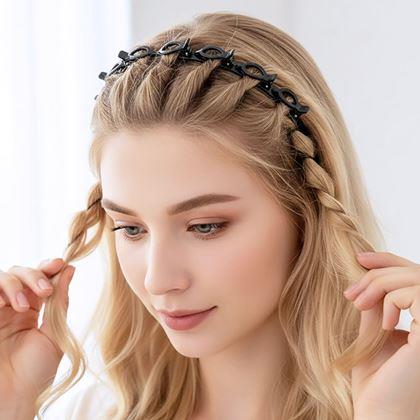 Kép valamiből Csatos hajpánt  -  fekete