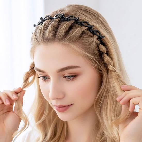 Kép valamiből Csatos hajpánt  -  fekete