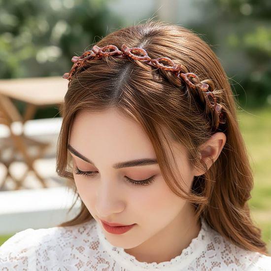 Kép valamiből Csatos hajpánt  -  barna