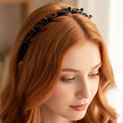 Kép valamiből Csatos hajpánt  -  fekete