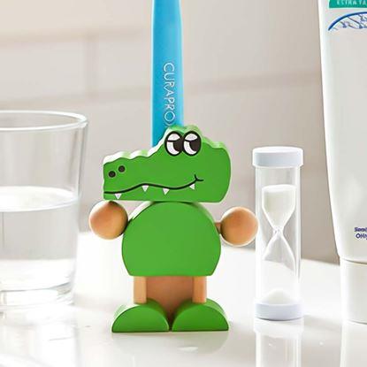 Kép Ecsettartó homokórával