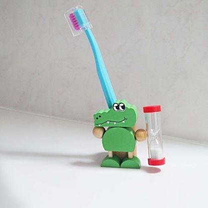 Kép Ecsettartó homokórával