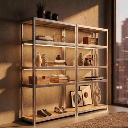 Kép Fém polc 5 polccal