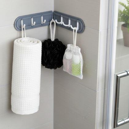 Kép valamiből Öntapadós sarokakasztó 6 kampóval