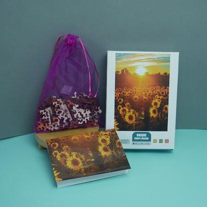 Kép Szabálytalan formájú fából készült puzzle 