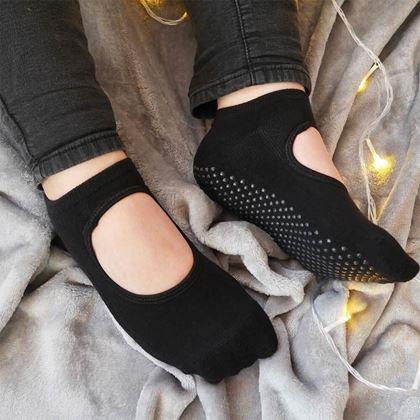 Kép valamiből Csúszásgátlós zokni  - fekete