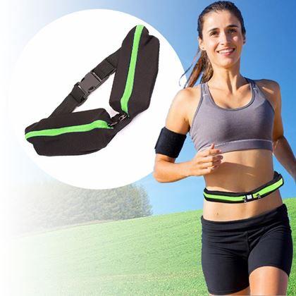 Kép valamiből Sport slim övtáska  -  zöld