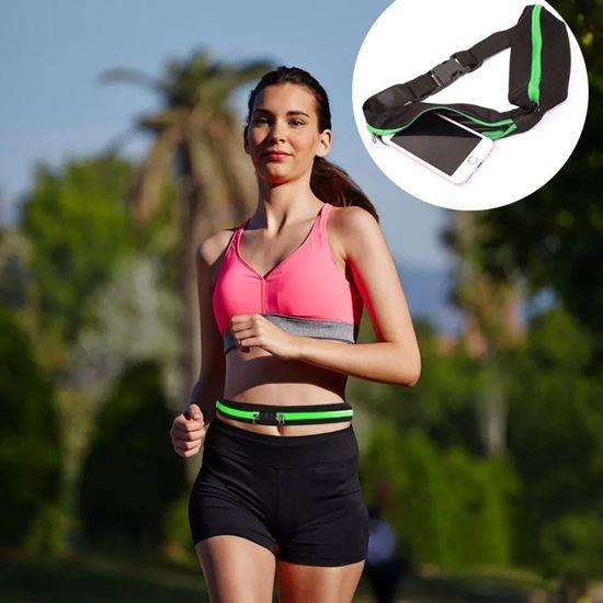 Kép valamiből Sport slim övtáska  -  zöld