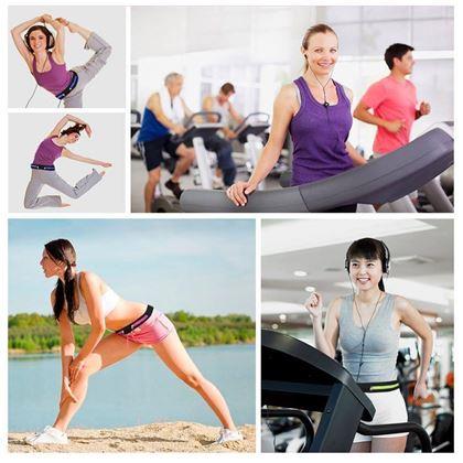 Kép valamiből Sport slim övtáska  -  zöld