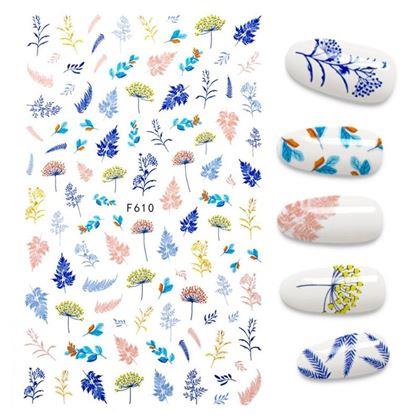 Kép valamiből Körömmatrica készlet - 104 db jegy