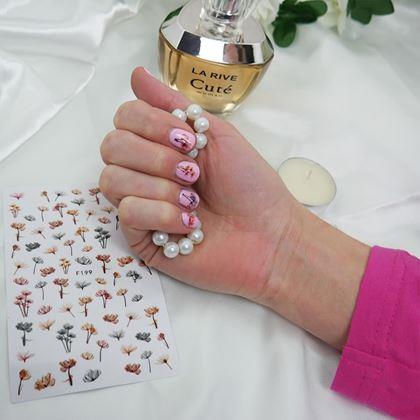 Kép valamiből Körömmatrica készlet - 79 db mezei virág