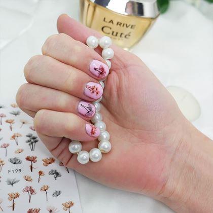 Kép valamiből Körömmatrica készlet - 79 db mezei virág