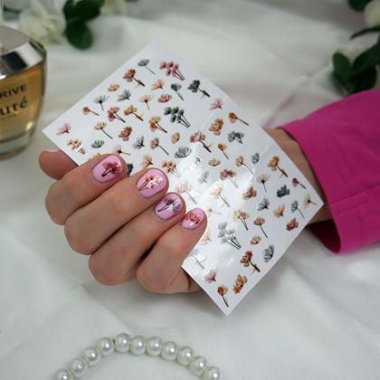 Kép valamiből Körömmatrica készlet - 79 db mezei virág