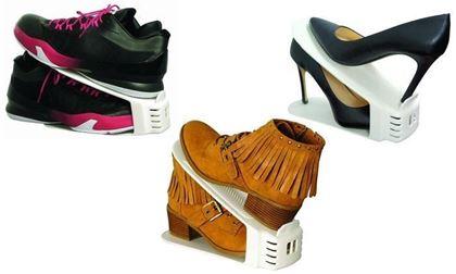 Kép valamiből Műanyag cipő rendszerező  -  fehér