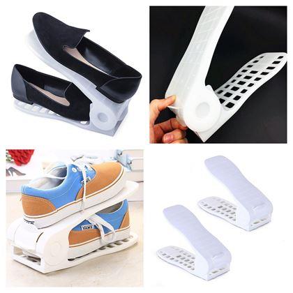 Kép valamiből Műanyag cipő rendszerező  -  fehér