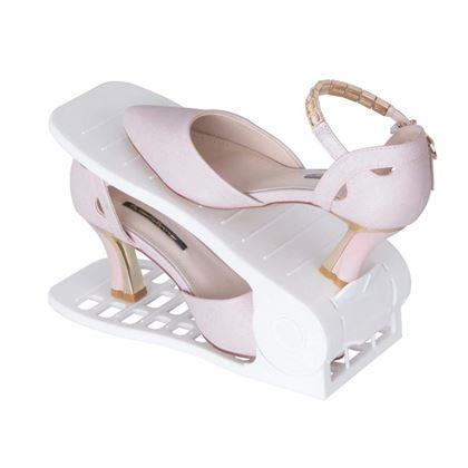 Kép valamiből Műanyag cipő rendszerező  -  fehér