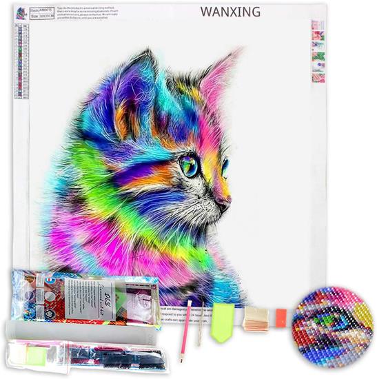 Kép valamiből Diamantové malování basic - kočička