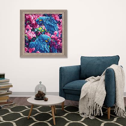 Kép valamiből Diamantové malování basic - papoušci