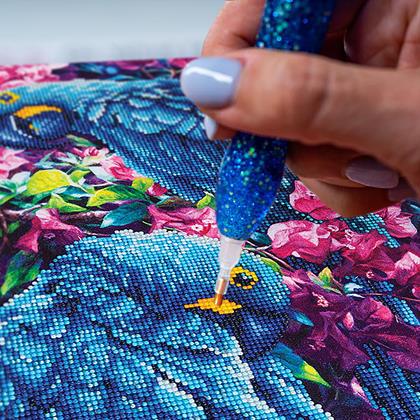 Kép valamiből Diamantové malování basic - papoušci