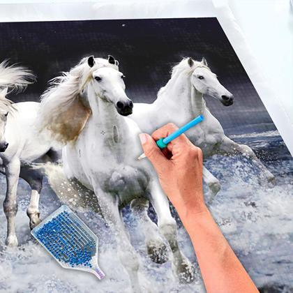 Kép valamiből Diamantové malování basic - koníci